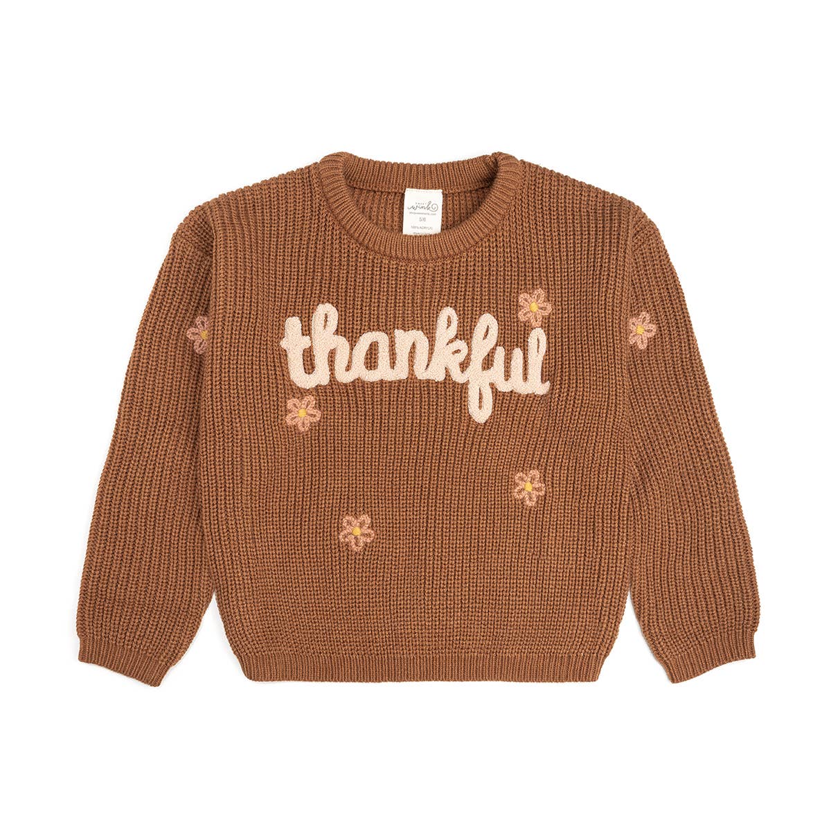 Sweet Wink Thankful Thanksgiving Knit Sweater - Kids Clothing - Fall