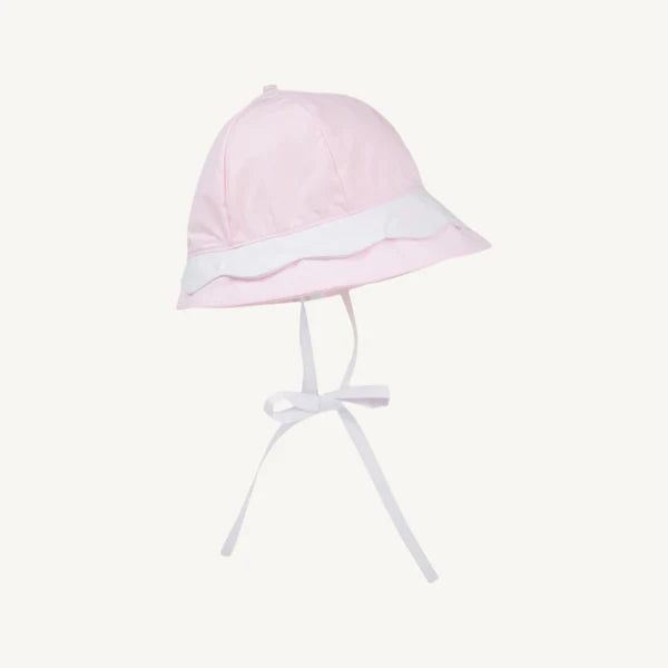 Beaufort Bonnet Hollingsworth Hat--Palm Beach Pink/Worth Ave White