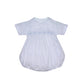 Remember Nguyen Finley Bubble--White with Blue Smocking