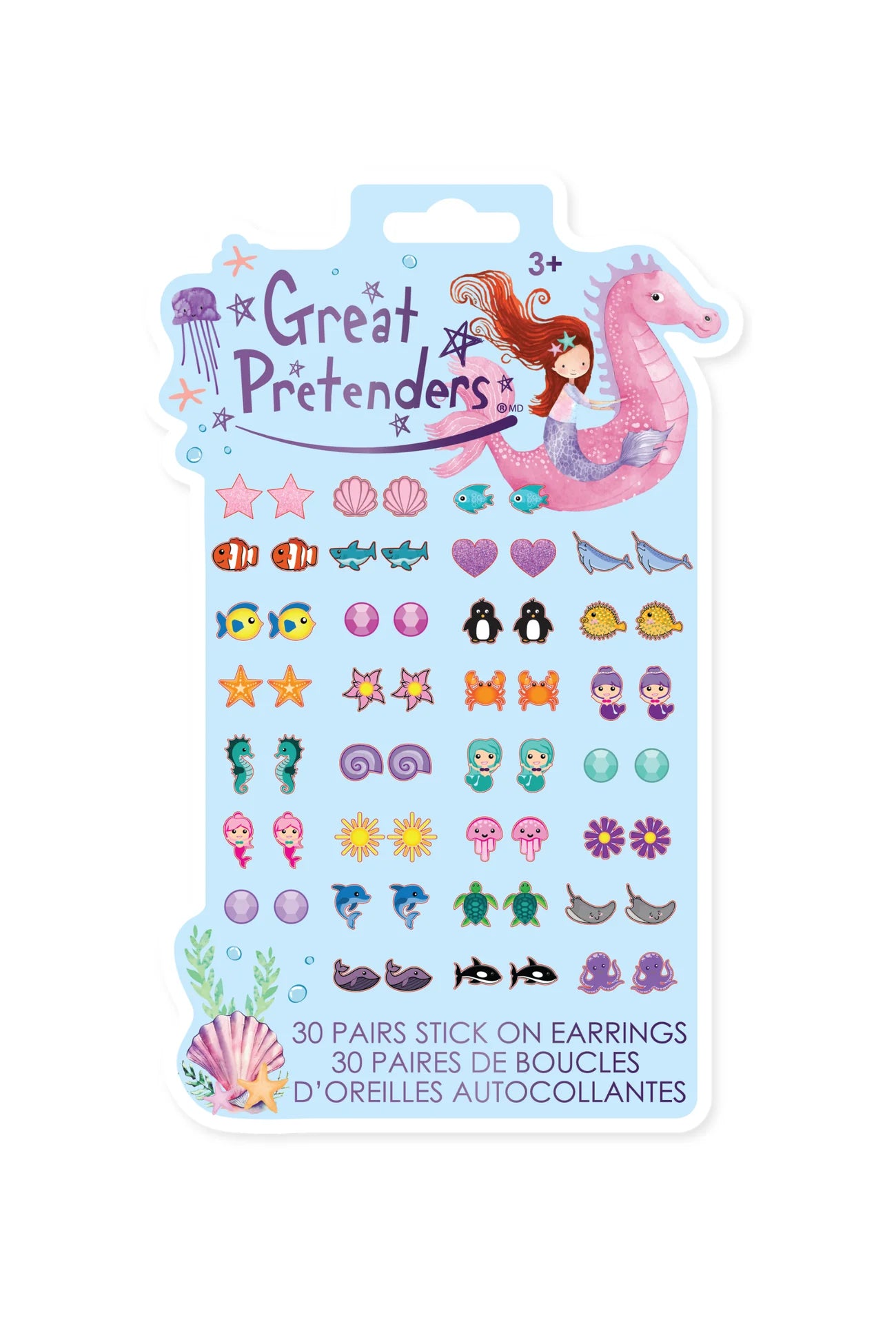 Great Pretenders Mermaid Sticker Earrings