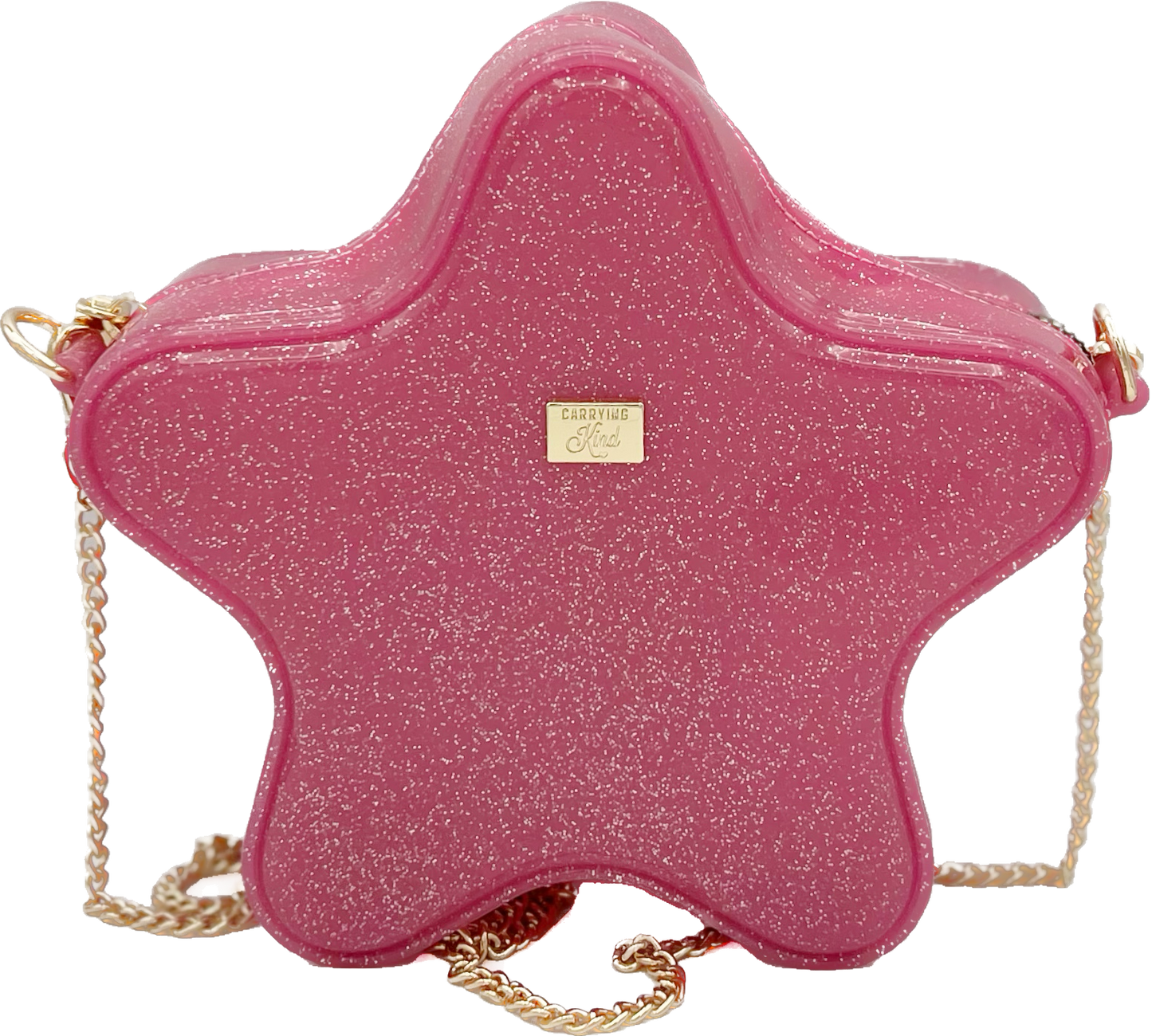 Carrying Kind Taylor: Jelly Star Hot Pink Sparkle Purse