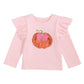Mud Pie Pink Sparkle Pumpkin Tee