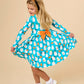 Rufflebutts Halloween Boo Bash Knit Long Sleeve Twirl Dress