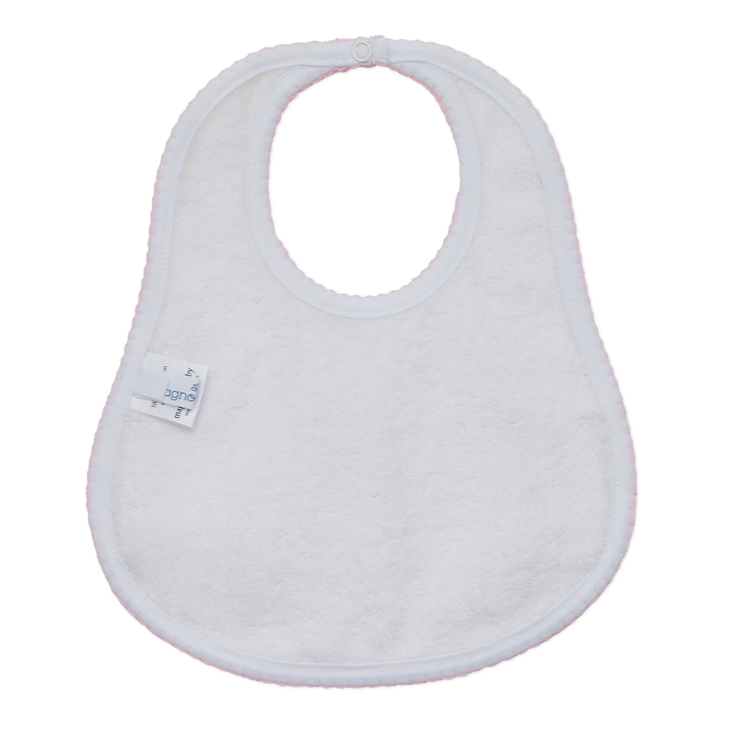 Magnolia Baby  Ducklings Classics Smocked Bib - Pink