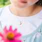 Girls 14K Gold-Plated Puff Heart Charm Necklace