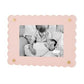 Mud Pie Pink Scallop Acrylic Frame