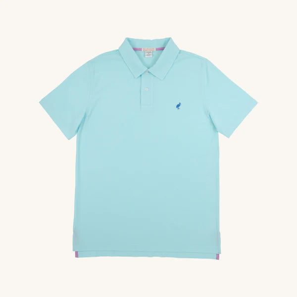 Beaufort Bonnet Prim and Proper Beach Polo--Edisto Egg Blue