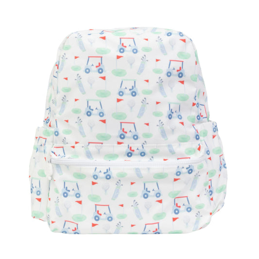 Apple of My Isla Golf Large Backpack