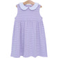 Jellybean by Smock Candy Charlotte Sleeveless Dress- Lavender Stripe