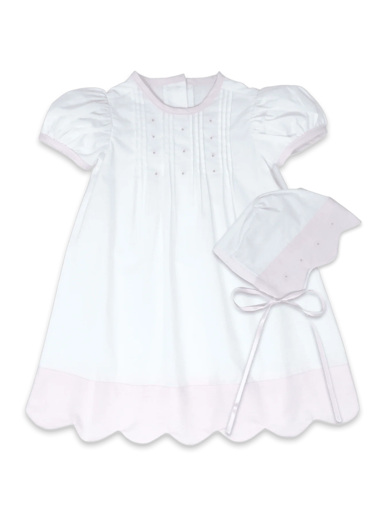 Lullaby Set 1956 Daygown Set--Blessings White, Pink
