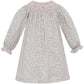 Petit Bebe Carol Pink Knit Long Sleeve Liberty Floral Bishop