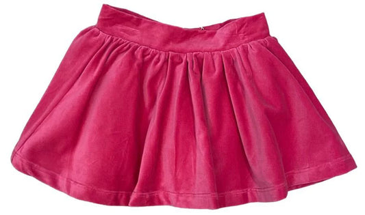 LuLu BeBe Pink Velvet Skirt