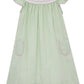 Anavini Bugs Girls Green Check Sleeveless Dress
