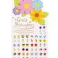 Great Pretenders Spring Flower Sticker Earrings