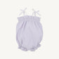 Beaufort Bonnet Rosey Romper--Lauderdale Lavender Gingham/Worth Ave White