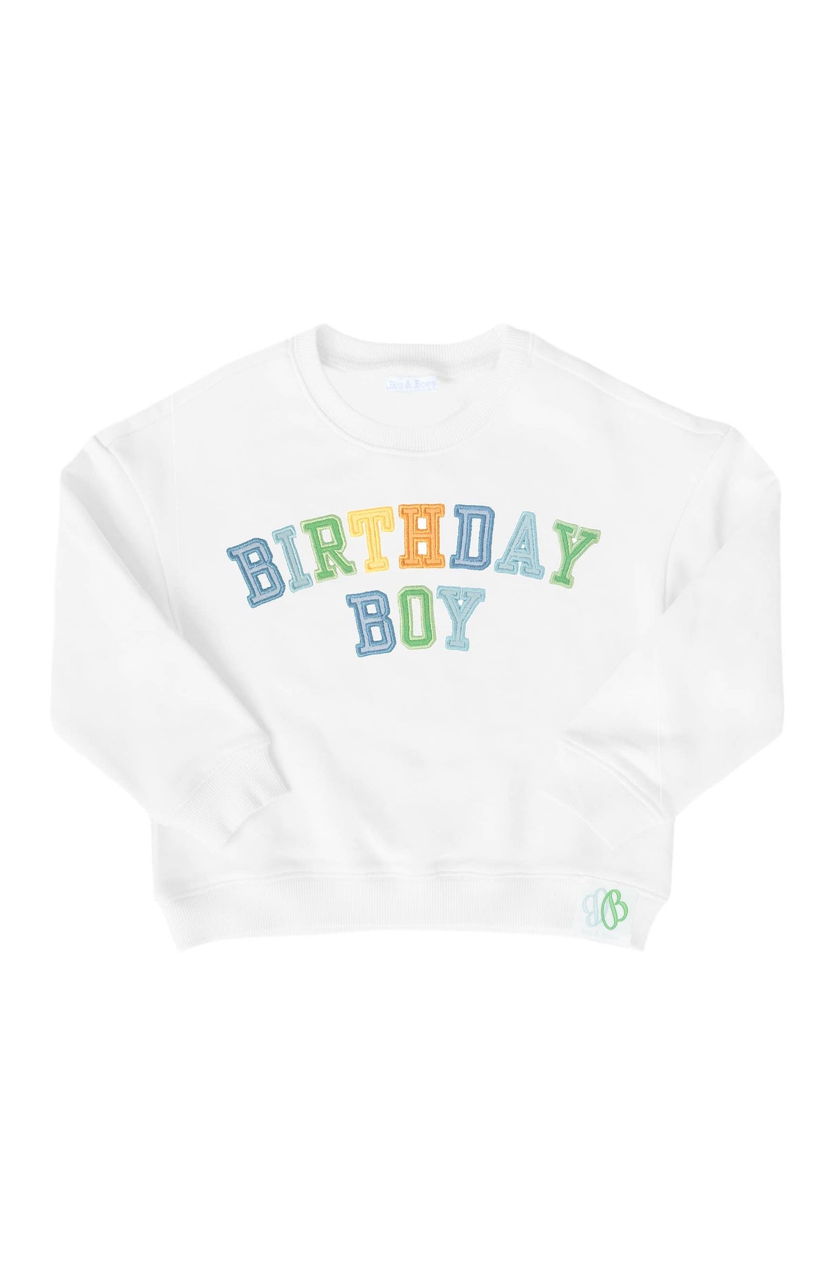 Bits and Bows Birthday Boy Sweatshirt