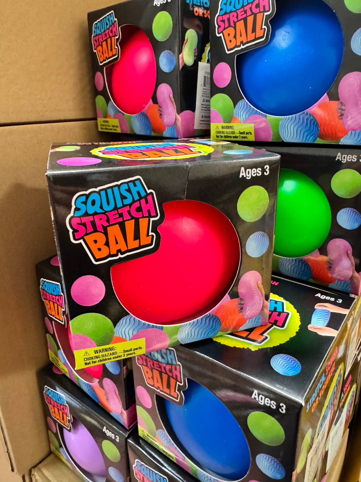 Squish Stretch Ball | Neon Sensory Stress Ball