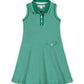 Hope and Henry Pique Polo Dress--Kelly Green