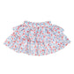 Sweet Wink Patriotic Floral Skort - Fourth of July