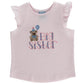 Bailey Boys Pink Micro Stripe Big Sister Shirt
