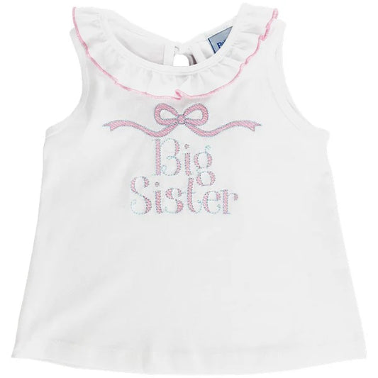 Bailey Boys White Knit Big Sister Shirt