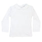 Bailey Boys White Knit Unisex Long Sleeve Piped Shirt