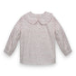 Remember Nguyen Pink Flower Teagan Blouse