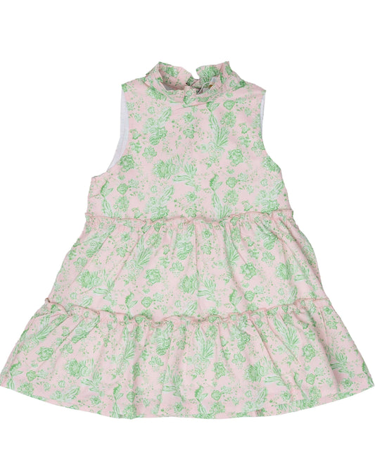 The Oaks Pink and Green Addison Dress