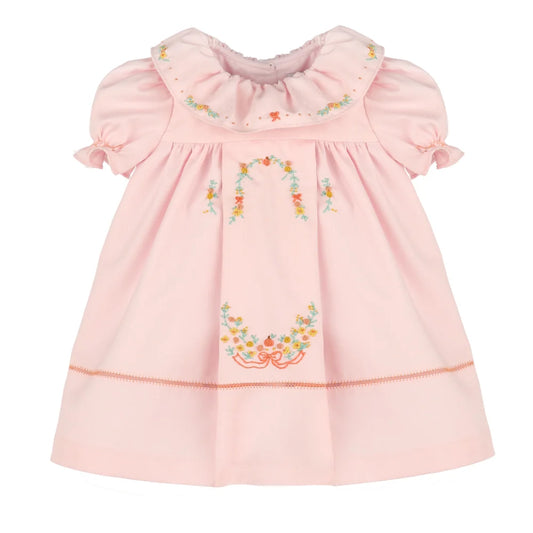 Sophie and Lucas Pumpkin Ruffle Dress, Pink