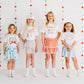 Sweet Wink Patchwork Bow Patch Patch Baseball Hat - Fourth of July