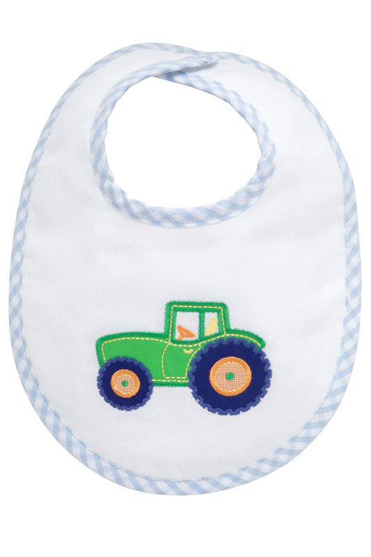 3 Marthas Tractor Applique Basic Bib