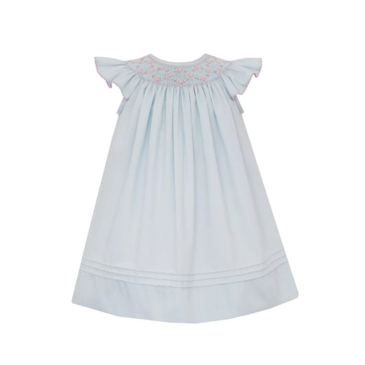 Anavini Catherine Light Blue French Pique Angel Wing Bishop