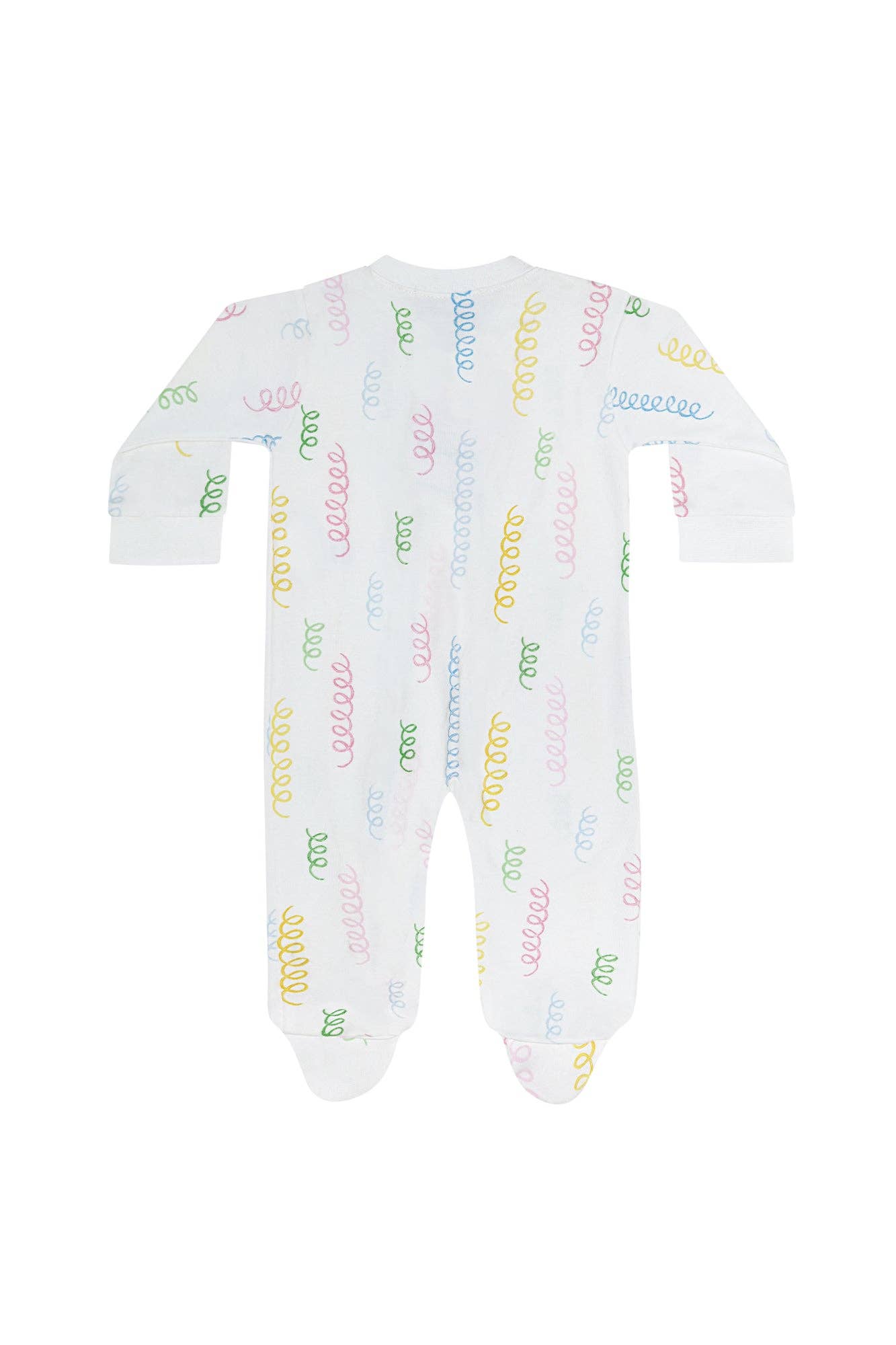 Nellapima Spirals Print Zipper Footie
