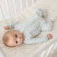 Magnolia Baby Bunny Hop Zip Footie - Sky