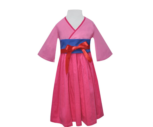 Remember Nguyen Pink Mulan Dress