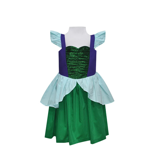 Remember Nguyen Green Princess Ariel Dress