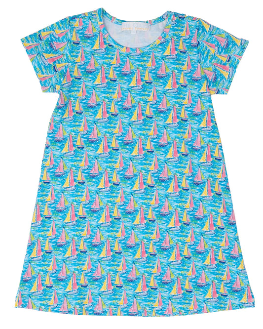 The Oaks Mary Chase Preppy Sailboat Knit Dress