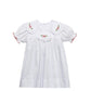 Remember Nguyen White Anna Mae Dress--Red Christmas Bow