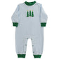 Bailey Boys Enchanted Evergreens Boys Knit Romper