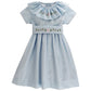 Bailey Boys Soft Blooms on Blue Dress