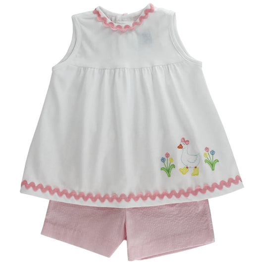 Bailey Boys Goose in Boots Girls Short Set