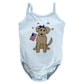 Bailey Boys Patriotic Pup Girls One Piece Swimsuit