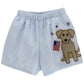 Bailey Boys Patriotic Pup Boys Swim Trunk