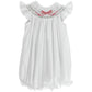 Bailey Boys Tied In A Bow Smocked Bishop Romper