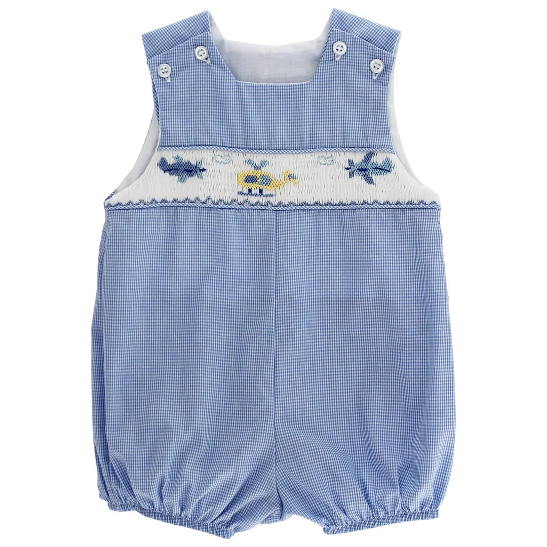 Bailey Boys Take Flight Infant Smocked Bubble Short