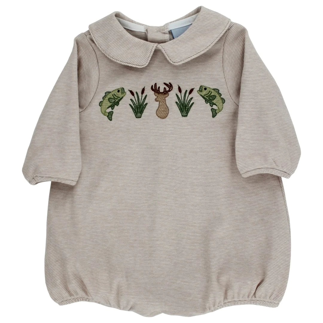 Bailey Boys Field and Stream Knit Infant Bubble