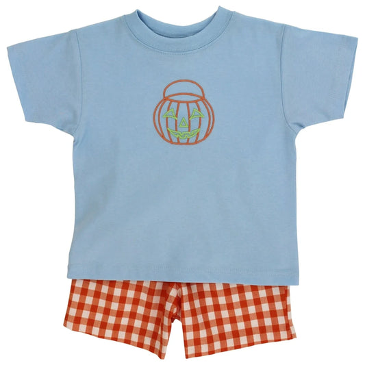 Bailey Boys Jack-o-Lantern Boys Short Set