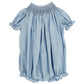 Bailey Boys Check Geometrics Bishop Romper, Blue