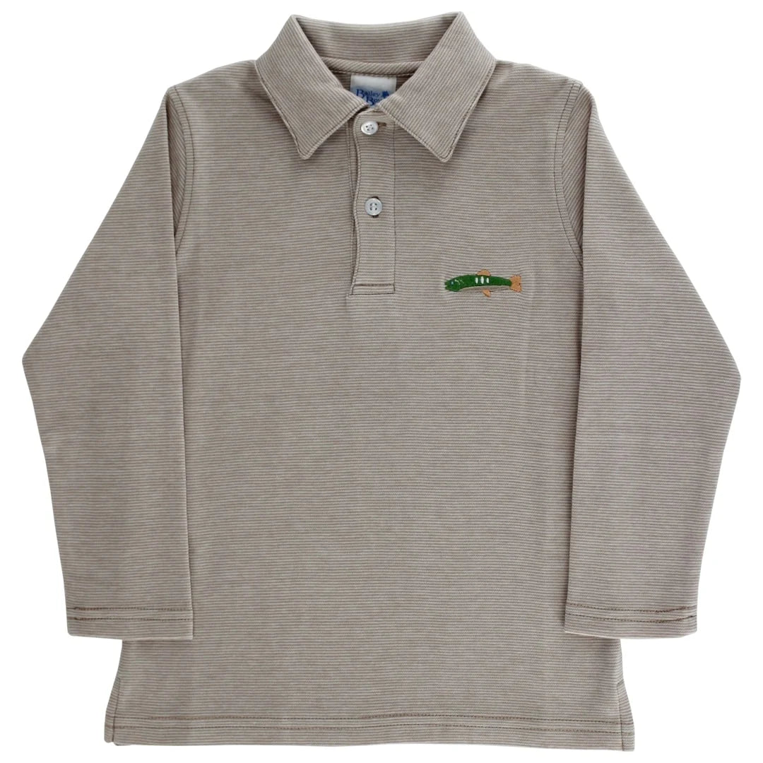 Bailey Boys Polo Shirt--Rainbow Trout