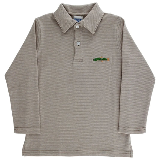 Bailey Boys Polo Shirt--Rainbow Trout